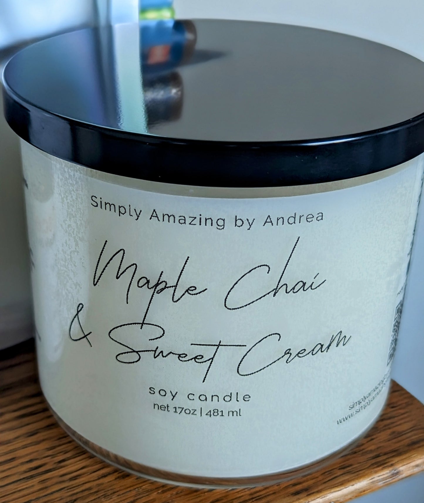 Sweet Maple Chai Soy Candle (large)