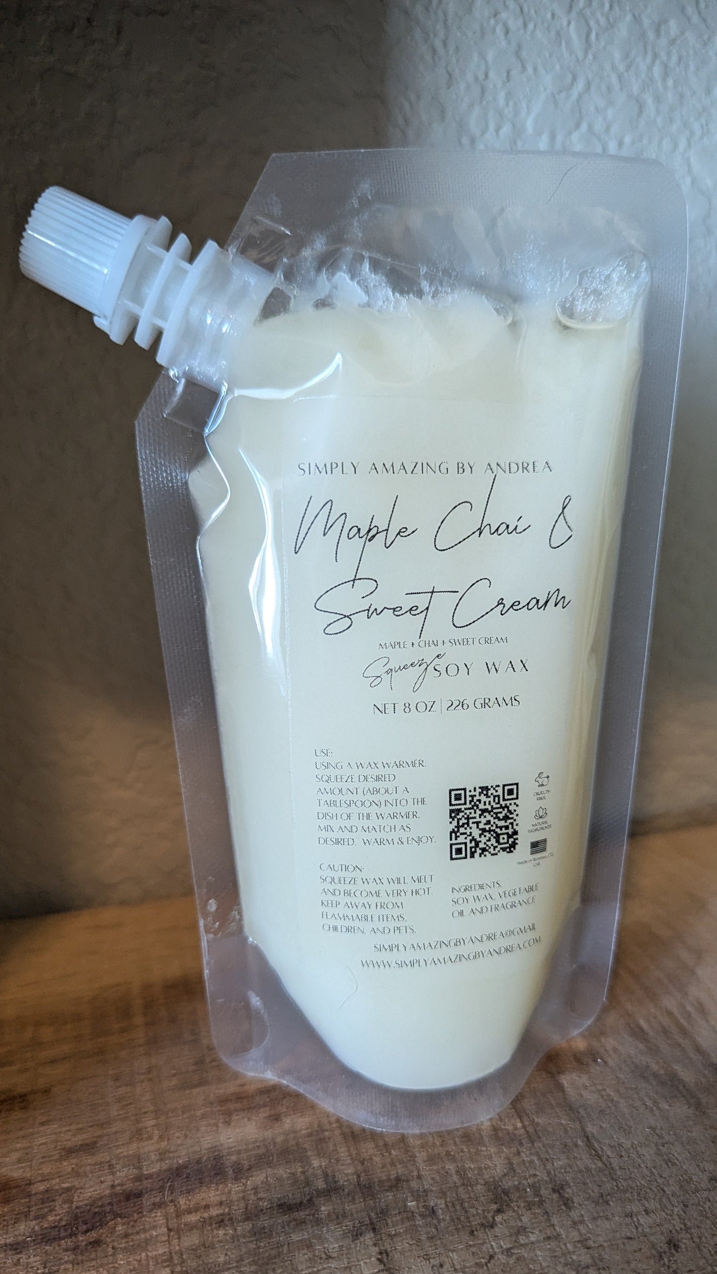 Squeeze Soy Wax - Sweet Maple Chai