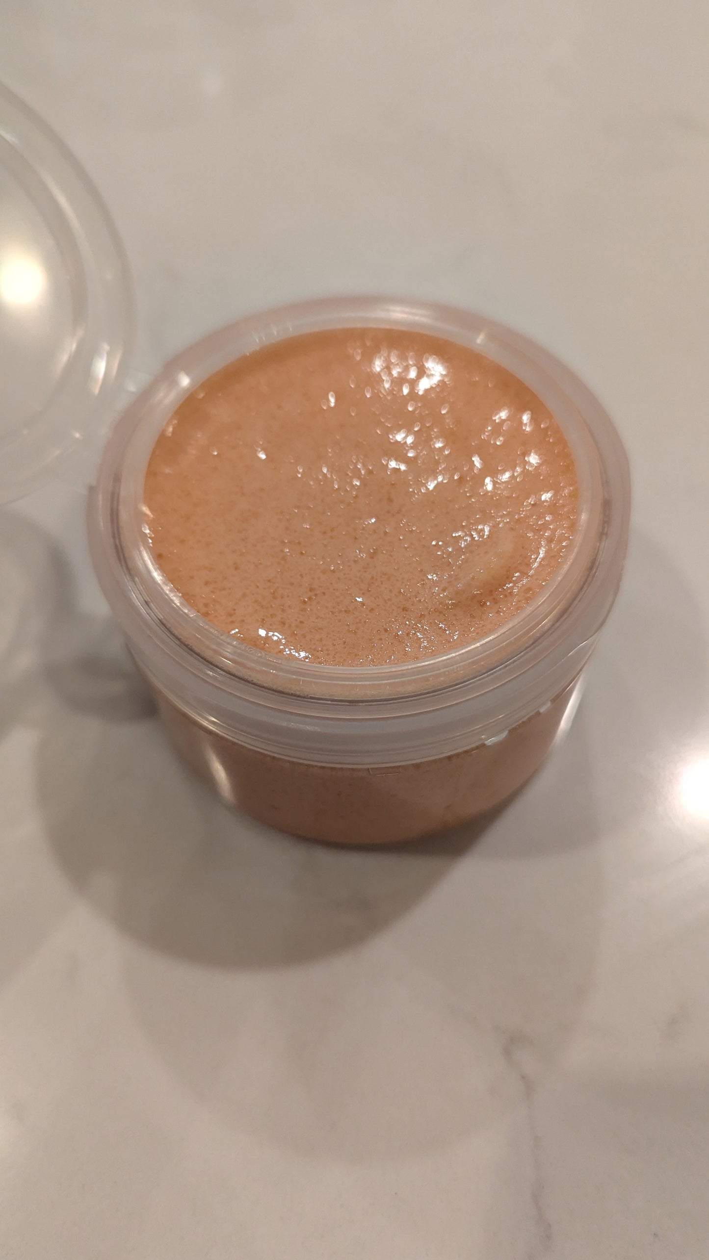 Peach Nectar and Rum Sugar Scrub