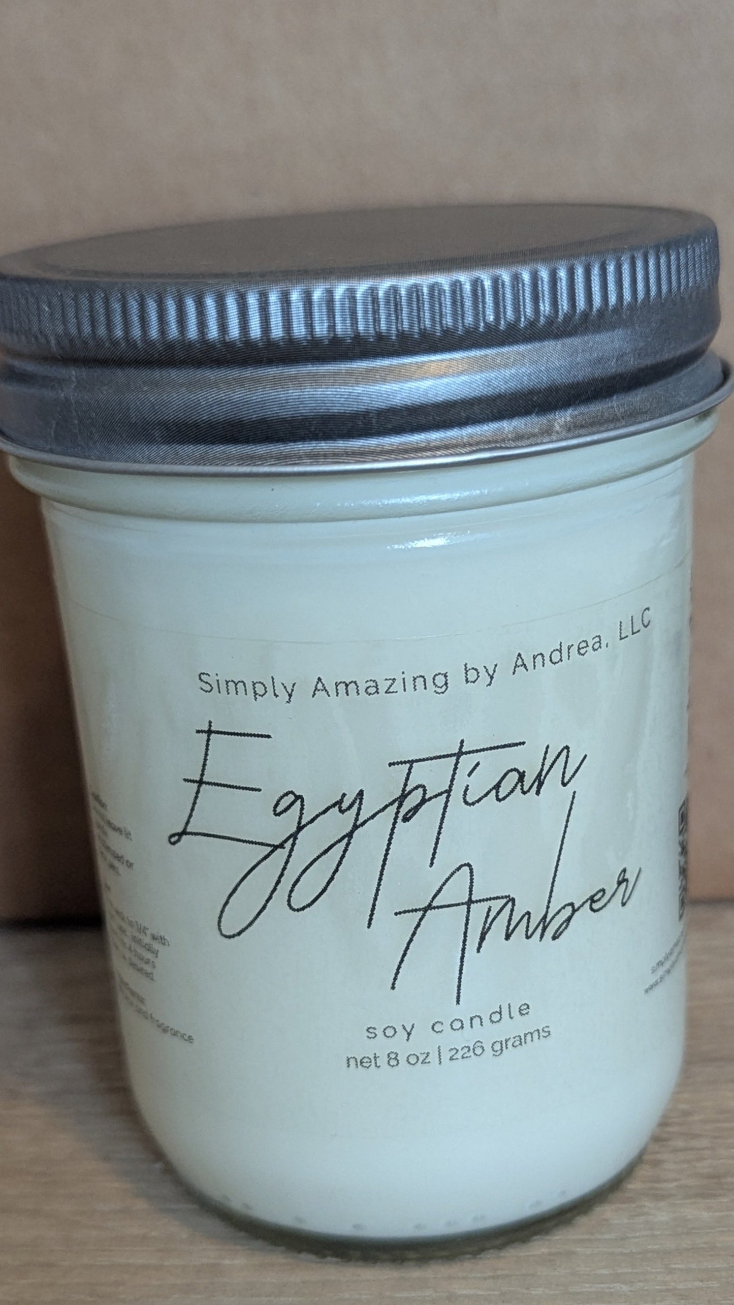 Egyptian Amber Soy Candle