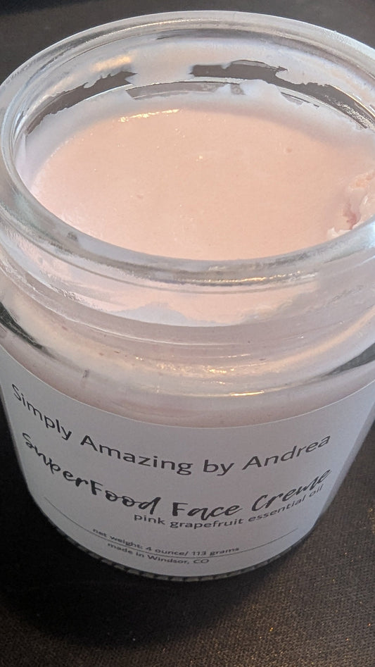 SuperFood Face Creme - Pink Grapefruit essential oil